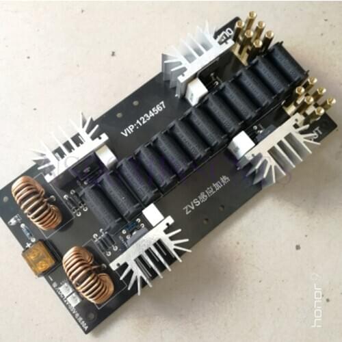 2500W 50A induction heating kit ZVS kit without taps Jacob drive high pressure package Tesla drive 4 tubes