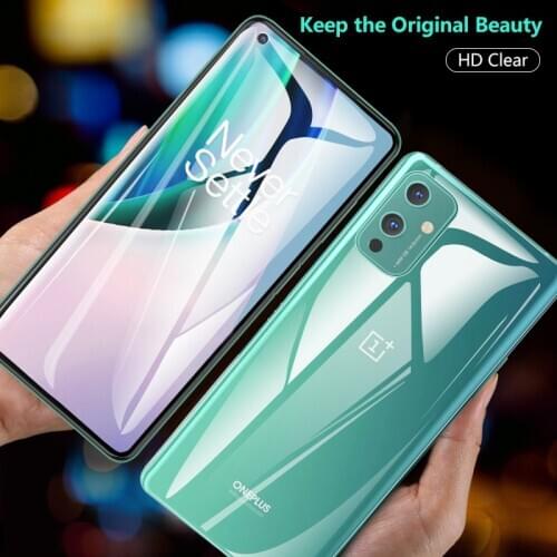 Front Add Back 3D Curved Film For Oneplus 9 Pro Screen Protector Full Cover Nano Hydrogel Film With Tools Not Glass No Bubbles