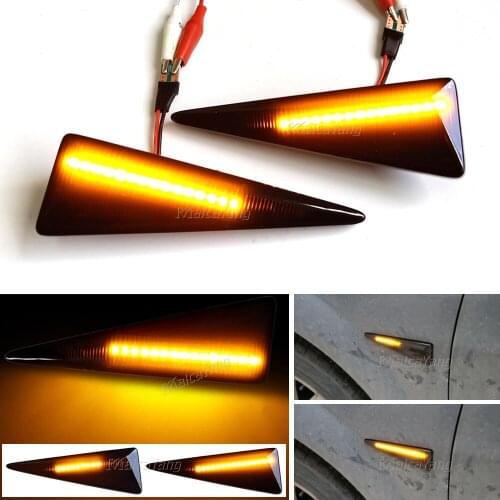 For Renault Espace MK4 Vel Satis Wind Avantime Megane 2 Scenic 2 Espace 4 Dynamic LED Side Marker Light Turn Repeater Lamps