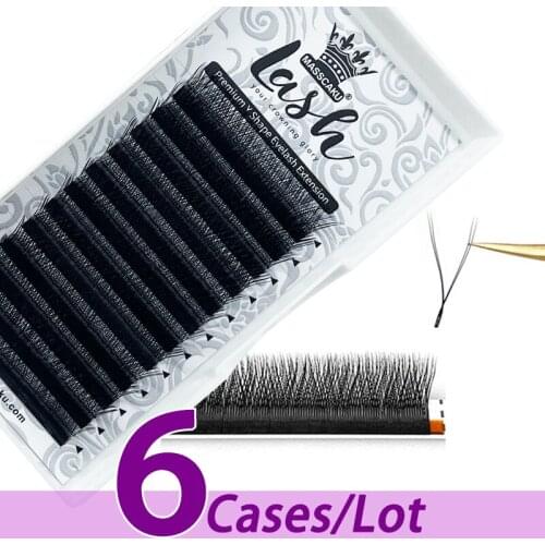 6pcs/lot Hot selling high quality yy shape 100% handmade matte black lash trays 8-15mm eyelash extension trays