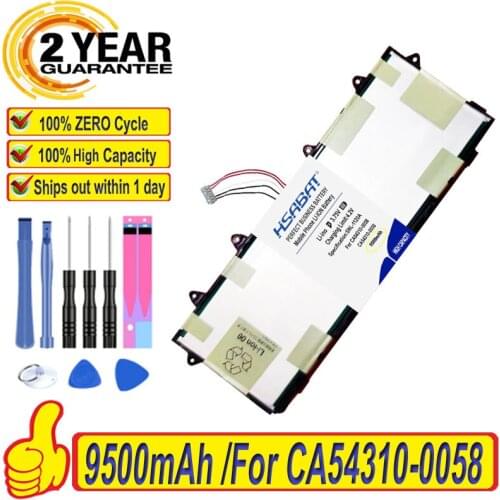 Top Brand 100% New 9500mAh Battery for CA54310-0058 DOCOMO ARROWS Tab F-03G Batteries + free tools