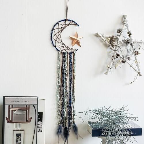 Dreamcatcher handmade wind chime home pendant craft gift dream catcher decoration car hanging bedroom decoration