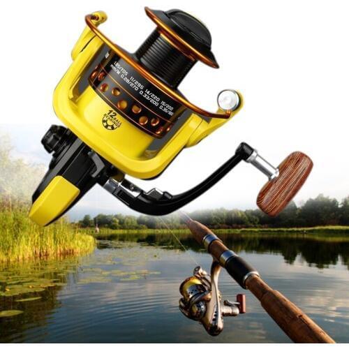 Carp Fishing Reel 12BB Fishing Reels HD1000-7000 Baitcasting Reel Spinning Fishing Material Carretilha De Carrete Pesca s010-LB0