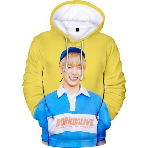 2020 New Arrival ONEUS 3D Hoodies Men/women Fall Winter Fashion Casual Idol Sweatshirts 3D Print ONEUS Mens Hoodie Top