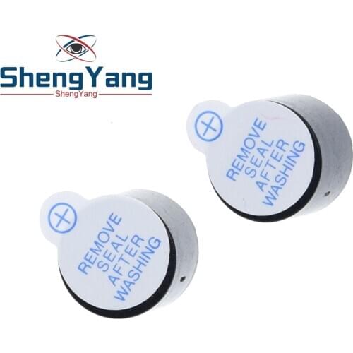 New Arrival 10pcs ShengYang 5v Active Buzzer Magnetic Long Continous Beep Tone 12*9.5mm