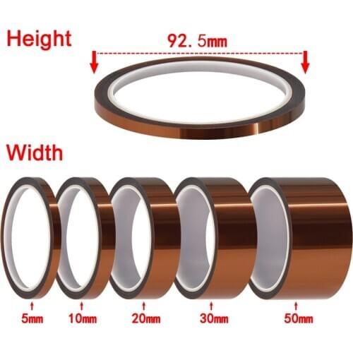 Kapton tape BGA high temperature heat resistant polyimide gold adhesive tape for 3D printing Hot bed Insulating adhesive Tape