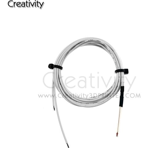 3D printer 3d parts 100K ohm 3950 Thermistors with cable for 3D Printer Reprap Mend 3950 with Cable ntc thermistor