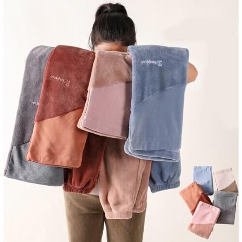 Winter Thickening Pregnancy Pants Maternity Leggings With Velvet Clothes For Pregnant Women Adjustable Elastic Warm Trousers