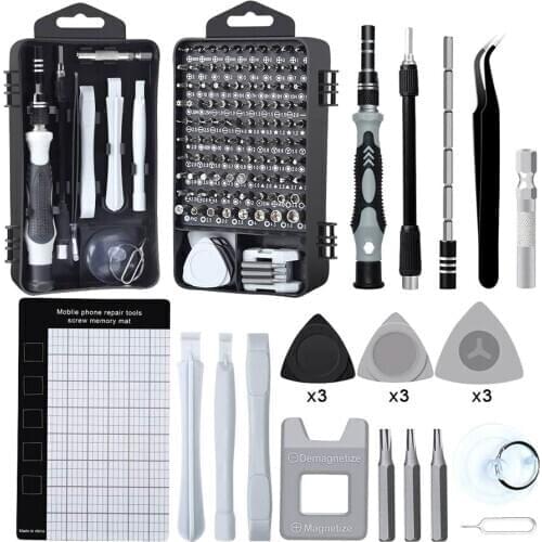 117pcs /122pcs Screw Driver Set Multifunctional Precision Mobile Phone Laptop Watches Repair Device Hand Tools