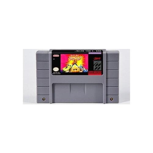 16 Bit US Version Action Game Card Cartridge - Rock 'N Roll Racing