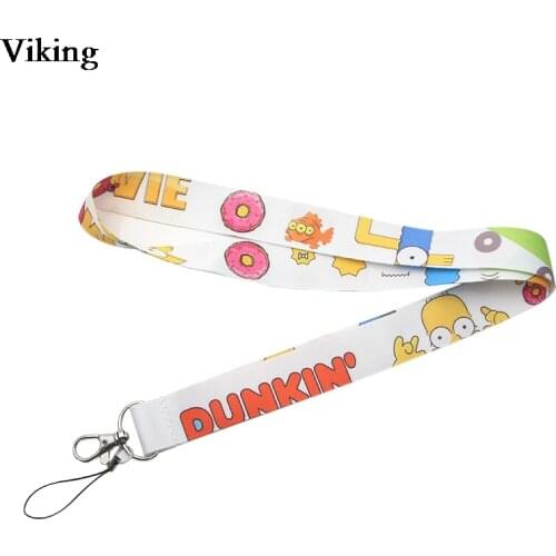 20pcs/set Funny Cartoon Lanyard For keys Neck Strap Hang Rope Phone Neck Straps With Keyring ID Card Cute Phone Holder G0279