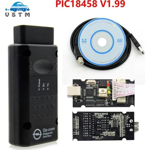 2021 Newest Opcom V1.65 V1.78 V1.99 with PIC18F458 FTDI op-com OBD2 Auto Diagnostic tool CAN BUS V1.7 can be flash update/V1.99