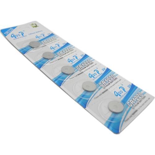 5PCS/LOT GODP High Quality CR1220 CR 1220 3V Lithium Button Cell Battery