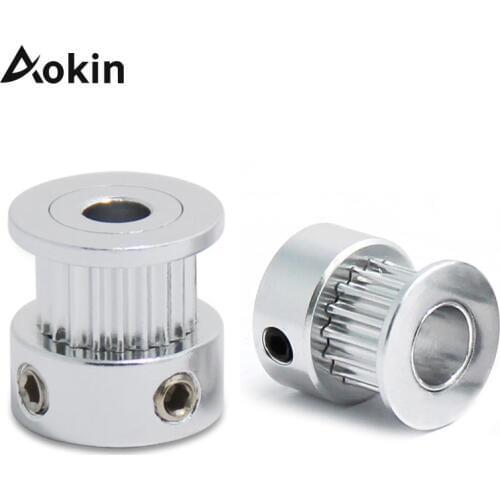 3D Printer Parts GT2 Timing Pulley 2GT 20 Teeth Aluminum Bore 5mm 8mm Synchronous Wheels Gear Part For DIY Printers Accessories