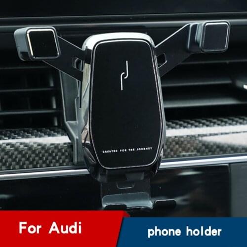 For audi q2 phone holder A4 B8 AVANT A6 C8 Q3 Q5 Q7 Q8 Mobile phone holder phone stand GPS navigation bracke 2018 2019 2020