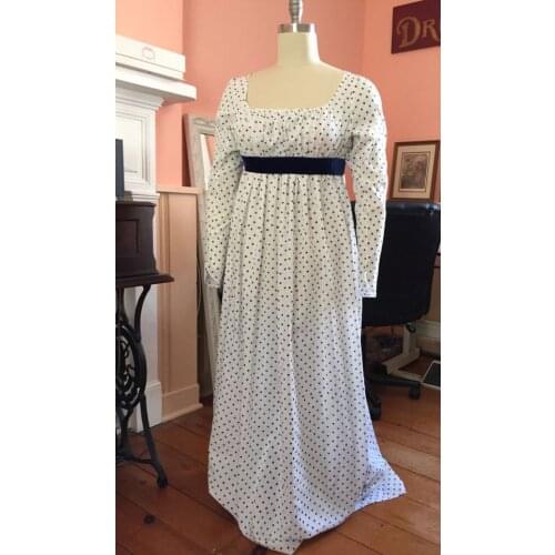 JANE AUSTEN REGENCY Spencer dress regency dress outwear white dress cosplay costume custom made