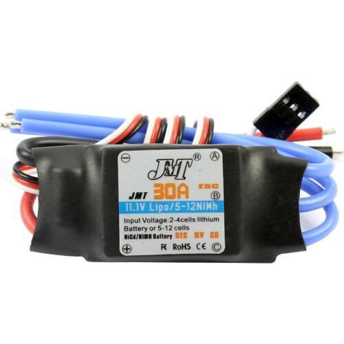 F00177 30A Brushless ESC Speed Controller For DIY FPV RC Quadcopter Hexacopter Multi-Rotor Aircraft Trex 450 Helicopter + FS