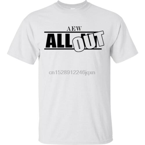 Florida For All Elite&sup2 Wrestling Aew&sup2 All Out White T-Shirt 2019 Men S-3Xl Cotton Customize Tee Shirt