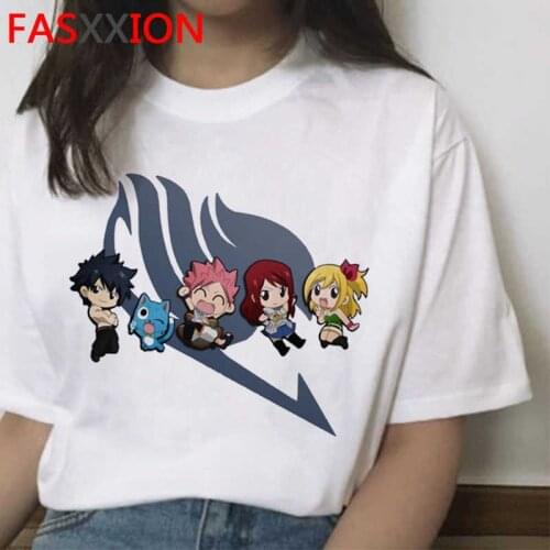 Fairy Tail t-shirt male couple clothes harajuku couple streetwear 2021 t-shirt clothes tumblr streetwear