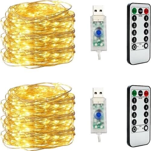 3M LED Christmas Decorations Lights Fairy Garland Curtain Lamp Remote Control USB String Lights Led Strip Lights window Lights