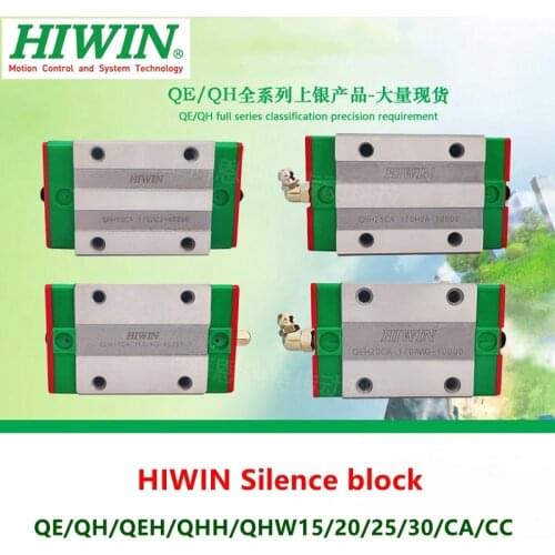 HIWIN Silence block carriage QE QH QEH QHH QHW 15 20 25 30 CA CC for CNC router parts 3D printer mute linear guide rail