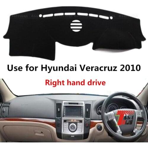 TAIJS Factory Classic light-preventing Polyester Fibre Car Dashboard Mat For Hyundai Veracruz 2010 Right hand drive