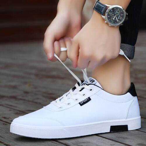 Solid sneakers men shoes man footwear 2021 new fashion lace-up casual shoes men sneakers breathable vulcanized shoes male tennis