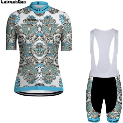 LairschDan 2021 Bike Outdoor Sports Wear Outfit Womens Summer Bicycyle Cycling Jerseys Short Sleeve Suit Maillot Ciclismo Mujer