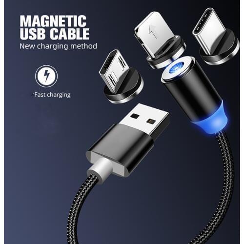 Magnetic Charger Cable Fast Charging Micro USB Cable For HomTom C8 S12 S17 S99 HT26 HT30 Pro HT16 HT37 HT50 S16 S7 S8 S9 Plus