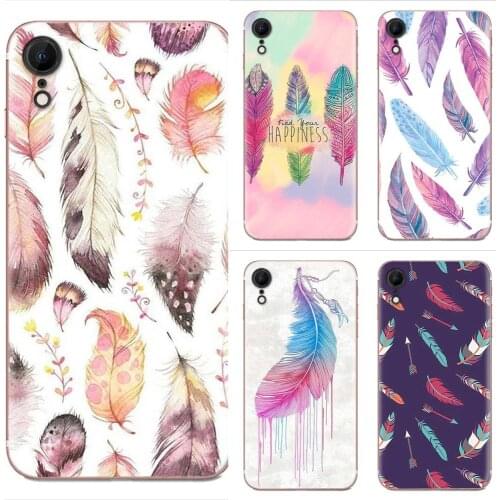 Soft Capa Cover Case For Samsung Galaxy S20 S10 S9 S8 Plus A50 A70 A40 A30 A20 A10 A50S A70S A10S Feather