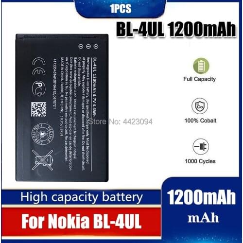 1pc NEW BL-4UL 4UL Li-ion Mobile Phone Battery For NOKIA Asha 225 Asha225 1200mAh