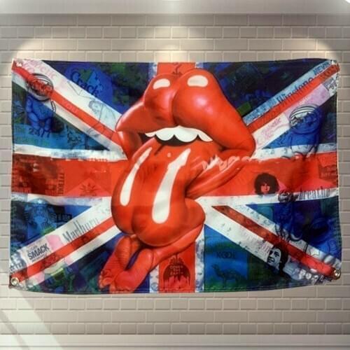 Rock Band Hip Hop Heavy Metal Regga Poster Vintage Flag Banner Canvas Painting Hanging Cloth Party music festival Decor Gift D4