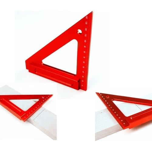 Precision Triangle Ruler Woodworking Tool High Quality Measuring Gauge Tools Carpenters Square Rule Aluminum Alloy Tool