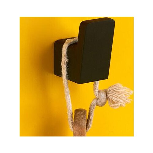 Vidric black bathroom hook Bathroom accessories zinc Towel hook Wall mounted