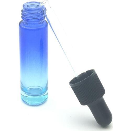 500pcs 10ml Perfume Sample Empty Glass Pipette Bottle with Pure Glass Dropper Tubes Essential Oil Test Vial