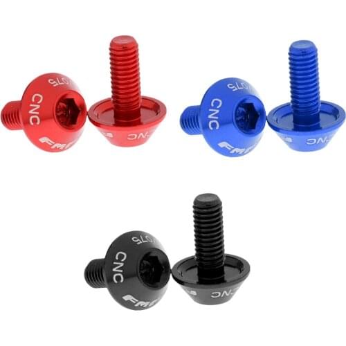6x Bike Cycle Water Bottle Cage Bolts M5 X 12mm Screw Hex-headed