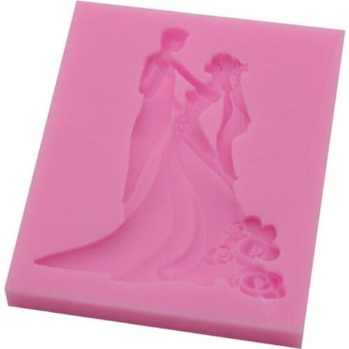 8.8*10.5*1CM DIY Sugar Craft Cake Vintage Petal Husband Cake Silicone Mold Fondant Mold Cake Decorating Tools Gum Paste Mold