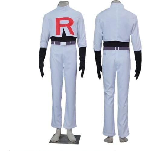 Anime Pokemon Go! Team Rocket Jessie Musashi James Kojirou Man Woman cosplay costume