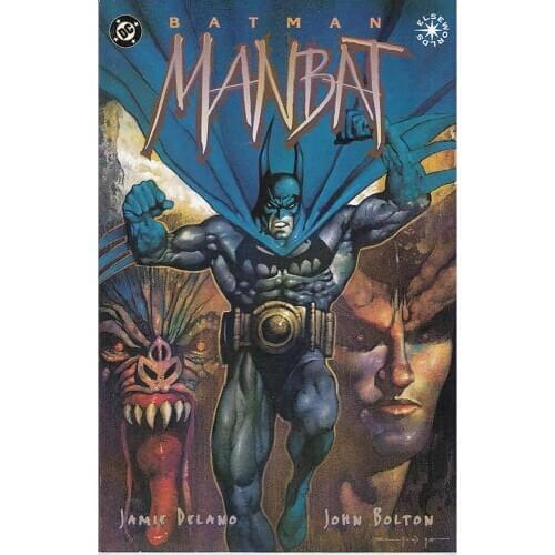 BATMAN MANBAT #2 of 3, DC COMICS, DC COMICS EDITORIAL, 1995, 1st English edition, author JOHN BOLTON, ELSEWORLDS
