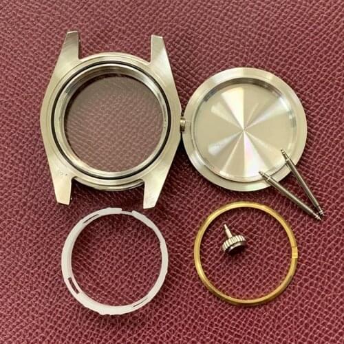 Bright Watch Case Watch Accessories 39MM Stainless Steel 316L Sapphire Mirror Watch Suitable for 8215/2813 Waterproof 300 Meters