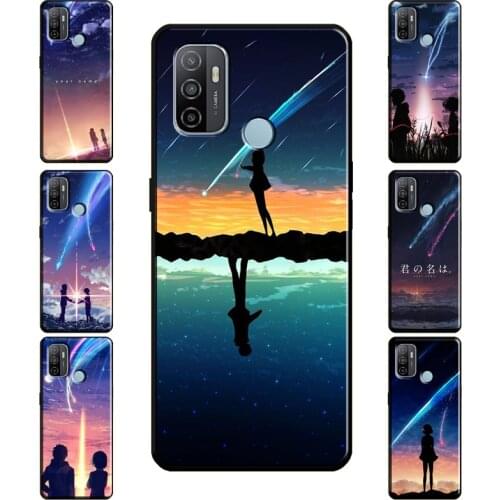 Your Name Film Anime Case For OPPO Find X3 Pro F5 F7 A52 A72 A15 A83 A91 A3S A5S A5 A9 A31 A53 2020 Back Cover