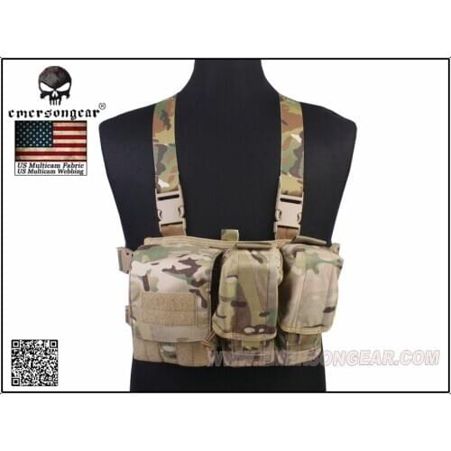 Emerson Lightweight Chest Rig Combat Tactical Vest Multicam EM7441MC