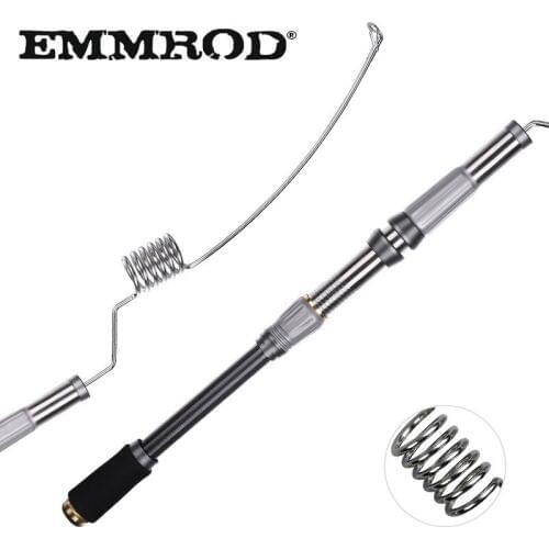 EMMROD Stainless Steel Sea Spinning Fishing Rod 72cm Telescopic Fishing Rod Rock Fishing Rod GSZ Free Shipping