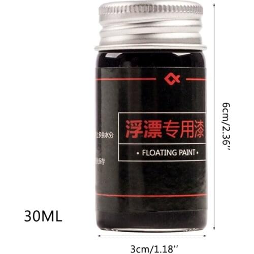 X5QF 1 Bottle Fluorescent Paint for DIY Floats Tail Painting Visible Fishing Float Paint Buoy Tail Repairing Tackle Tool