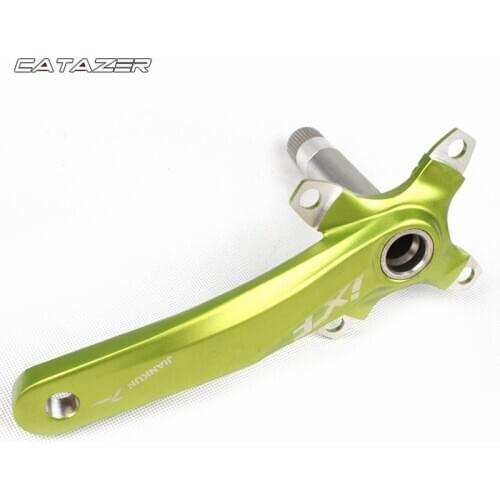Mountain Road Bicycle Hollow Integrated Crank 104 BCD Single Speed Chainring Left and Right Crank 68-73mm BB 9-10 Speed Crankset