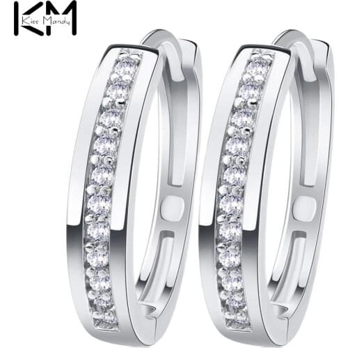 Kiss Mandy Women's Silver Earrings