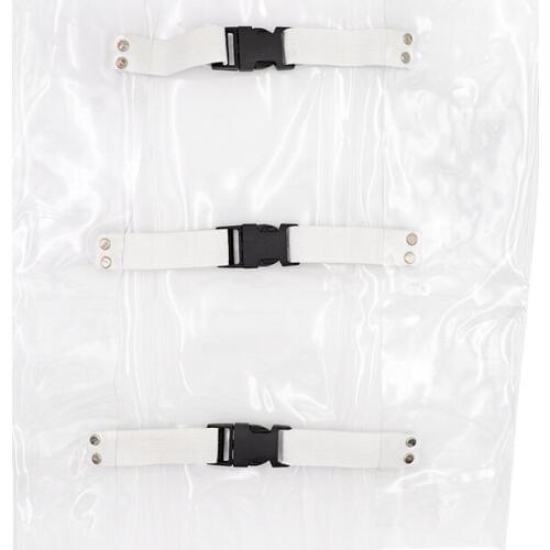 2pcs Dental Chair Foot Pad Dental Mat Cushion Seat Unit Dustproof Cover Plastic Clear Protector With Elastic Bands Clinic Supply