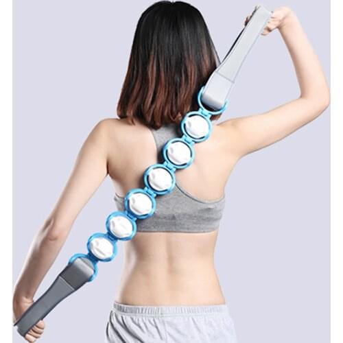 Body Massager Self Upper Lower Point Node Rolling Handheld Portable Roller Rope Massage Trigger For Shoulder Back Neck Foot