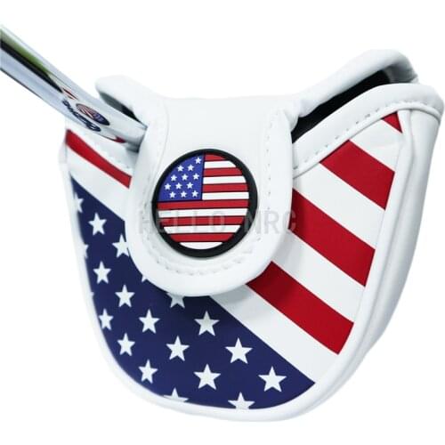 NRC Golf Mallet Putter Covers Magnetic Closure USA Headcover waterproof PU Leather 1 Pcs