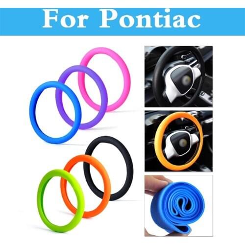 New Soft Silicone Steering Wheel Cover Shell Skidproof Odorless Eco Friendly For Pontiac G4 G5 G6 G8 Grand AM Aztec Bonneville